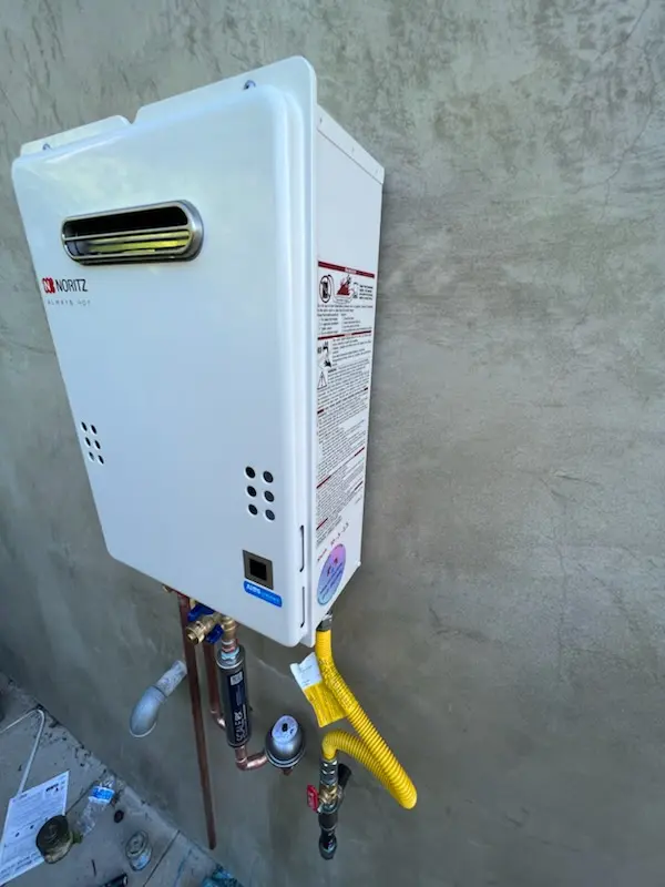 Tankless water heater installation for Georgetown East homes